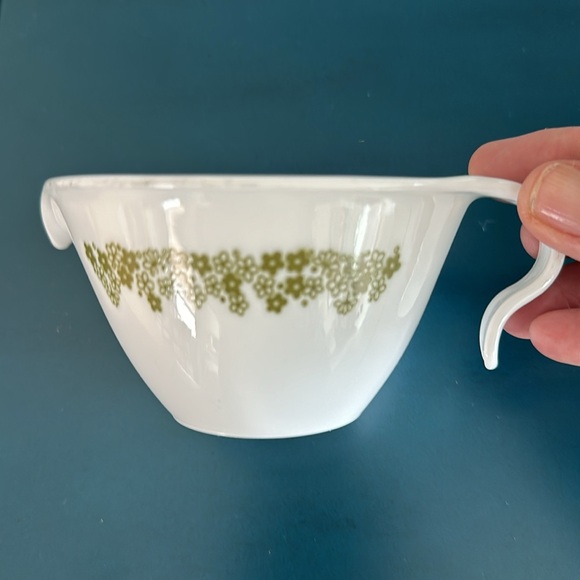 #Spring Blossom Creamer Vintage Corelle Hook Handle Pitcher Crazy Daisy - Picture 1 of 6